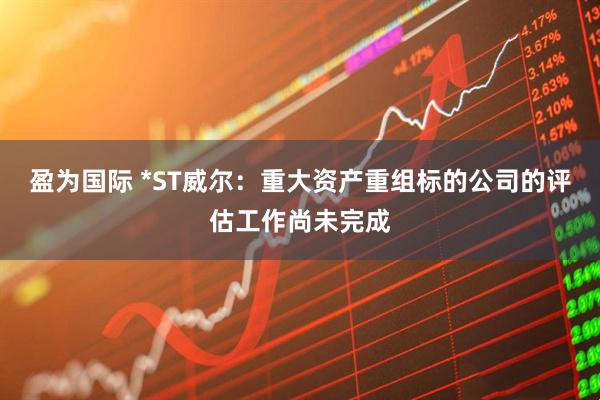 盈为国际 *ST威尔：重大资产重组标的公司的评估工作尚未完成